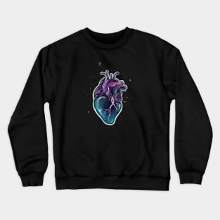 Glossy Heart Crewneck Sweatshirt